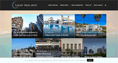 Desktop Screenshot of luxurytravelspots.com